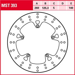 Aprilia SR Max 300 2011 - 2016 Disco Freno Delantero TRW