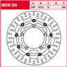 Suzuki GSX F / GSX F ABS 650 2008 - 2013 Disco Freno Delantero TRW