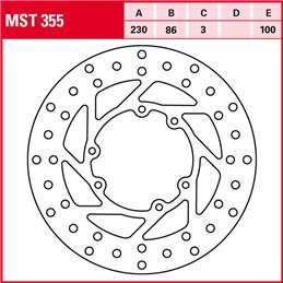Yamaha DT R 125 1993 - 1998 Disco Freno Delantero TRW