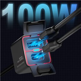 CABLE DE CARGA RAPIDA CHIGEE PARA SISTEMA DE CARGA TR100 / CG2 TIPO USB-C / USB-C