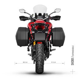 DUCATI MULTISTRADA 950 / 950 S 2016 - 2024 SOPORTES MALETAS SHAD 3P