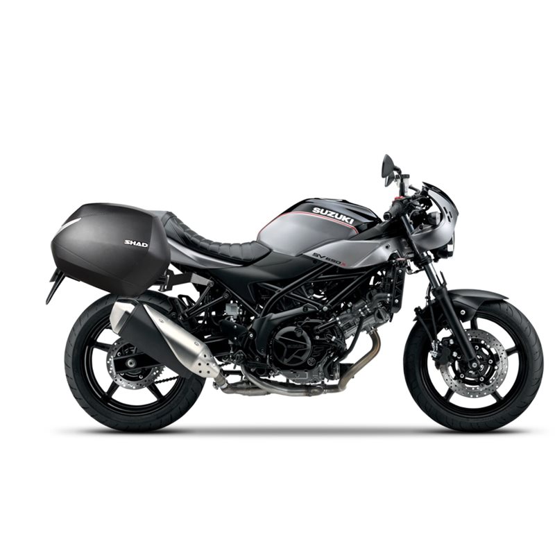 SOPORTES MALETAS LATERALES SHAD SUZUKI SV650 / SV650X 2016 - 2025 SOPORTES MALETAS LATERALES SHAD SUZUKI SV650 / SV650X 2016 - 2025