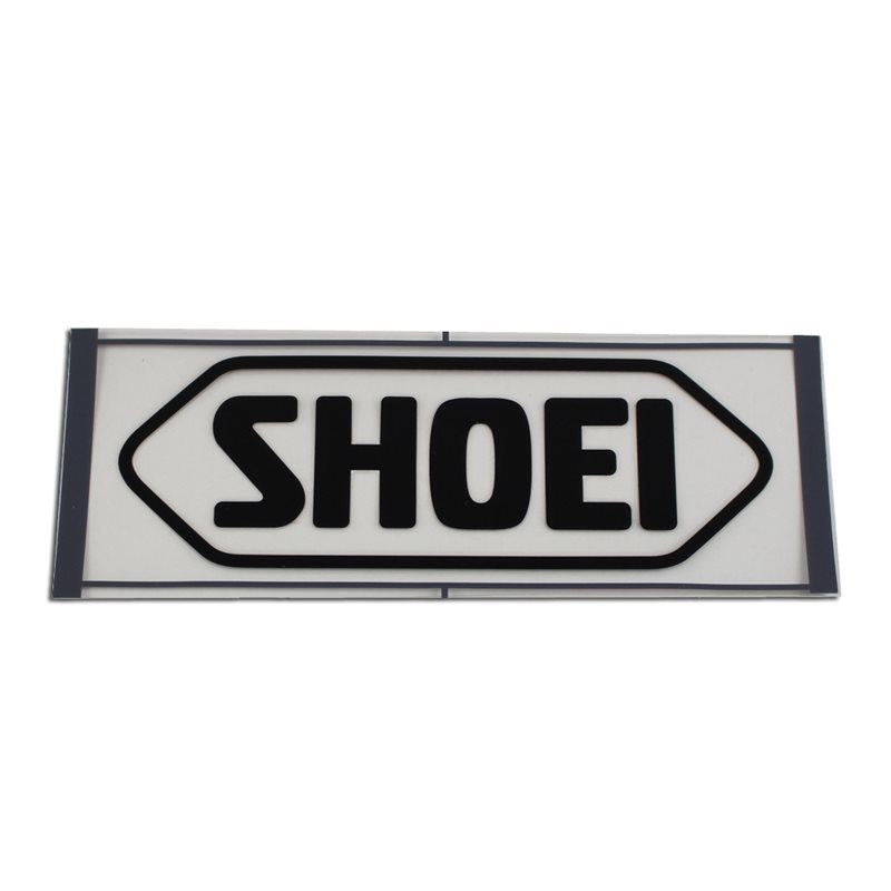 RECAMBIO SHOEI LOGO FRONTAL 95MM NEGRO