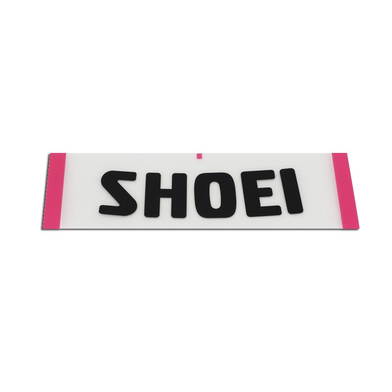 RECAMBIO SHOEI LOGO FRONTAL GLAMSTER NEGRO