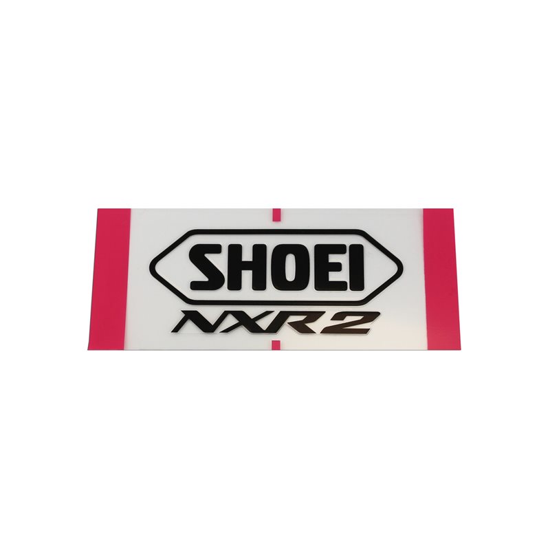 RECAMBIO SHOEI LOGO POSTERIOR NXR 2 NEGRO