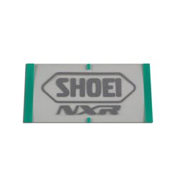 RECAMBIO SHOEI LOGO POSTERIOR NXR GRIS MATE