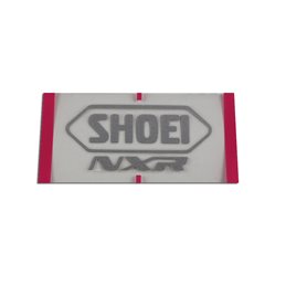 RECAMBIO SHOEI LOGO POSTERIOR NXR GRIS PLATA