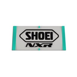 RECAMBIO SHOEI LOGO POSTERIOR NXR NEGRO MATE