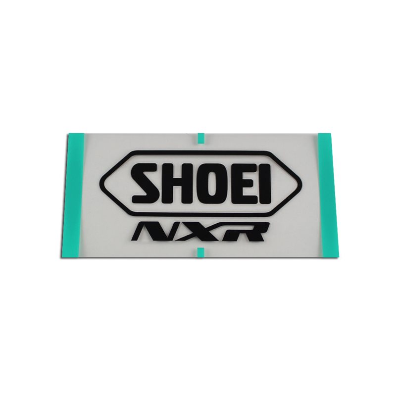RECAMBIO SHOEI LOGO POSTERIOR NXR NEGRO MATE RECAMBIO SHOEI LOGO POSTERIOR NXR NEGRO MATE