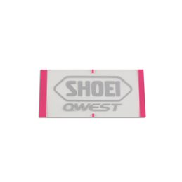 RECAMBIO SHOEI LOGO POSTERIOR QWEST GRIS PLATA