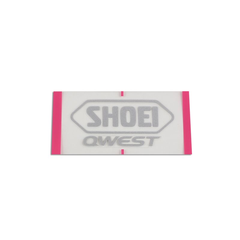 RECAMBIO SHOEI LOGO POSTERIOR QWEST GRIS PLATA RECAMBIO SHOEI LOGO POSTERIOR QWEST GRIS PLATA