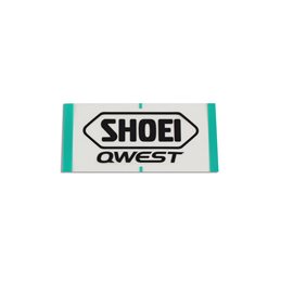 RECAMBIO SHOEI LOGO POSTERIOR QWEST NEGRO MATE