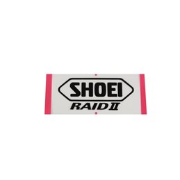 RECAMBIO SHOEI LOGO POSTERIOR RAID 2 NEGRO