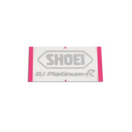 RECAMBIO SHOEI LOGO POSTERIOR RJ PLATINUM-R GRIS PLATA