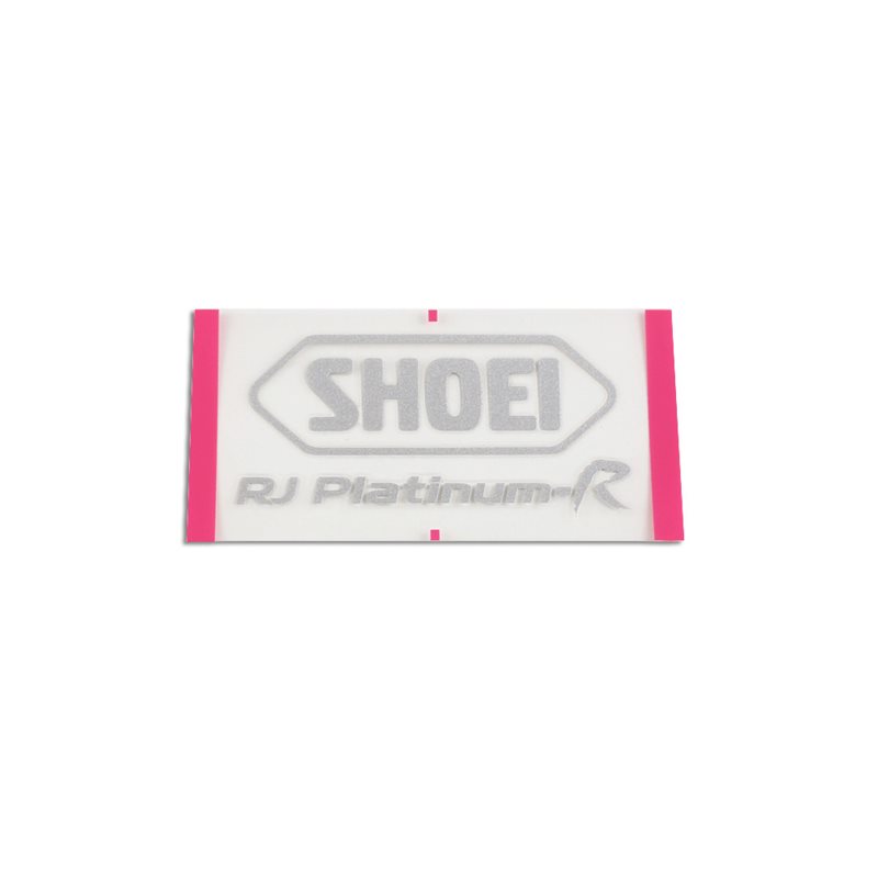 RECAMBIO SHOEI LOGO POSTERIOR RJ PLATINUM-R GRIS PLATA RECAMBIO SHOEI LOGO POSTERIOR RJ PLATINUM-R GRIS PLATA