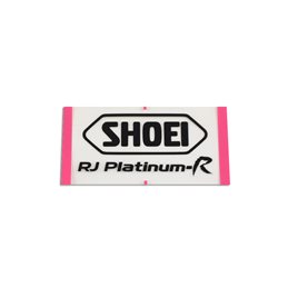 RECAMBIO SHOEI LOGO POSTERIOR RJ PLATINUM-R NEGRO