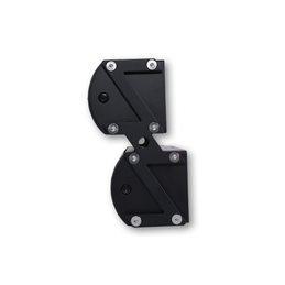 Juego de faros delanteros LED HIGHSIDER Ultimate con soporte Z (luz de cruce + luz de carretera) (montaje lateral)