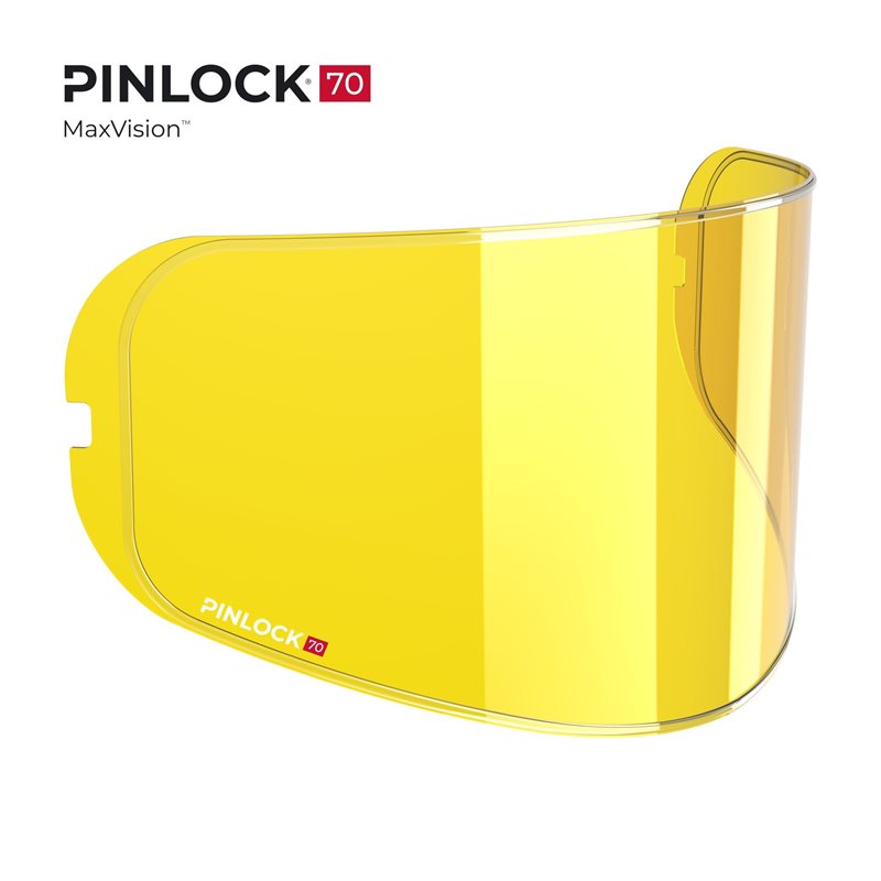 DKS 157 LAMINA PINLOCK MAX VISION PARA PANTALLA MT-V-12 AMARILLA