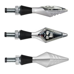 INTERMITENTES LED X-LED PLATA BARRACUDA