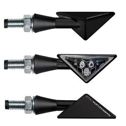 INTERMITENTES Z LED NEGRO B-LUX BARRACUDA