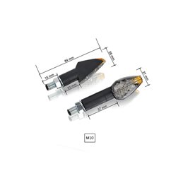 INTERMITENTES PEAK NEGRO HI-TECH PARTS PUIG