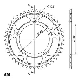CORONA EN ACERO DE 45 DIENTES BMW S XR EURO4 1000 2020-2020
