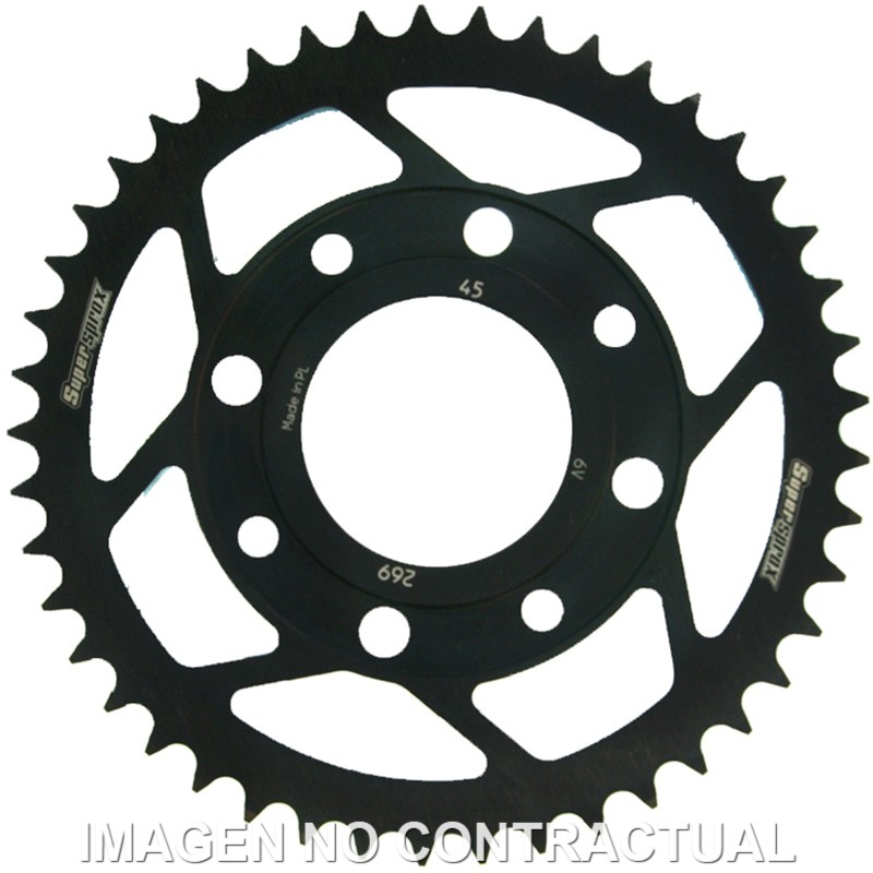 CORONA EN ACERO DE 45 DIENTE
S DAELIM VJ ROADWIN FI 125 2008-2012