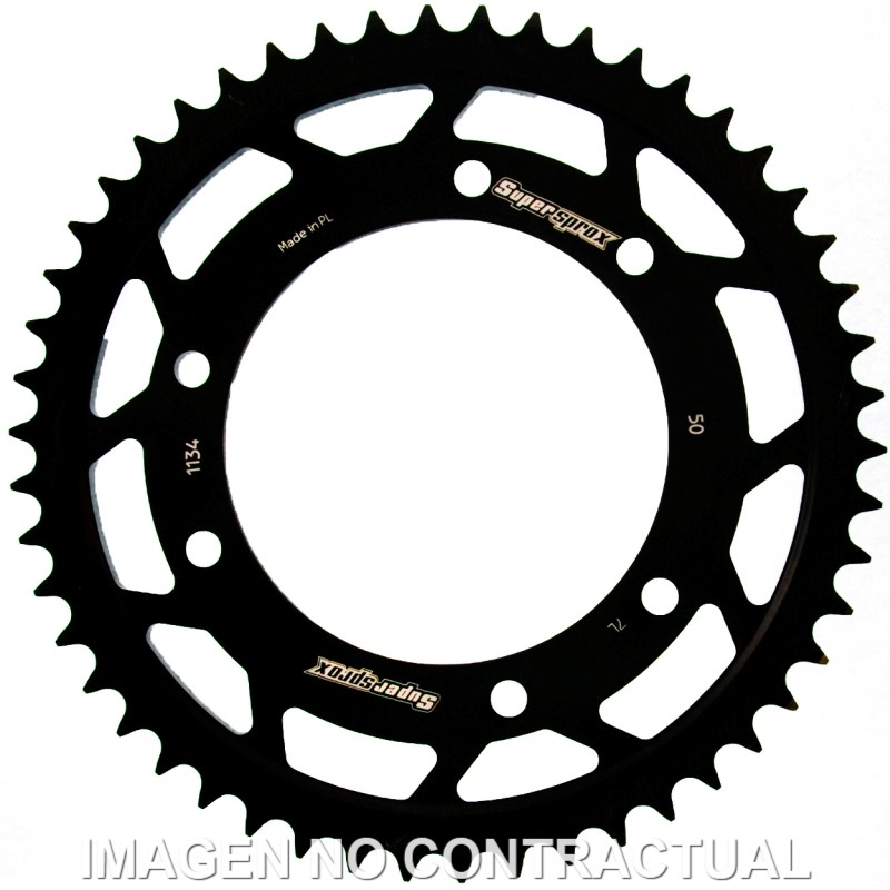 CORONA EN ACERO DE 50 DIENTES DERBI SENDA CROSS CITY 125 2007-2012 CORONA EN ACERO DE 50 DIENTES DERBI SENDA CROSS CITY 125 2007-2012