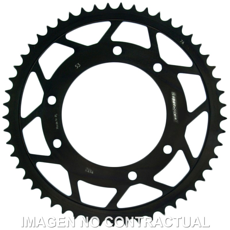 CORONA EN ACERO DE 53 DIENTES DERBI SENDA SM DRD RACING EURO2 50 2010-2013