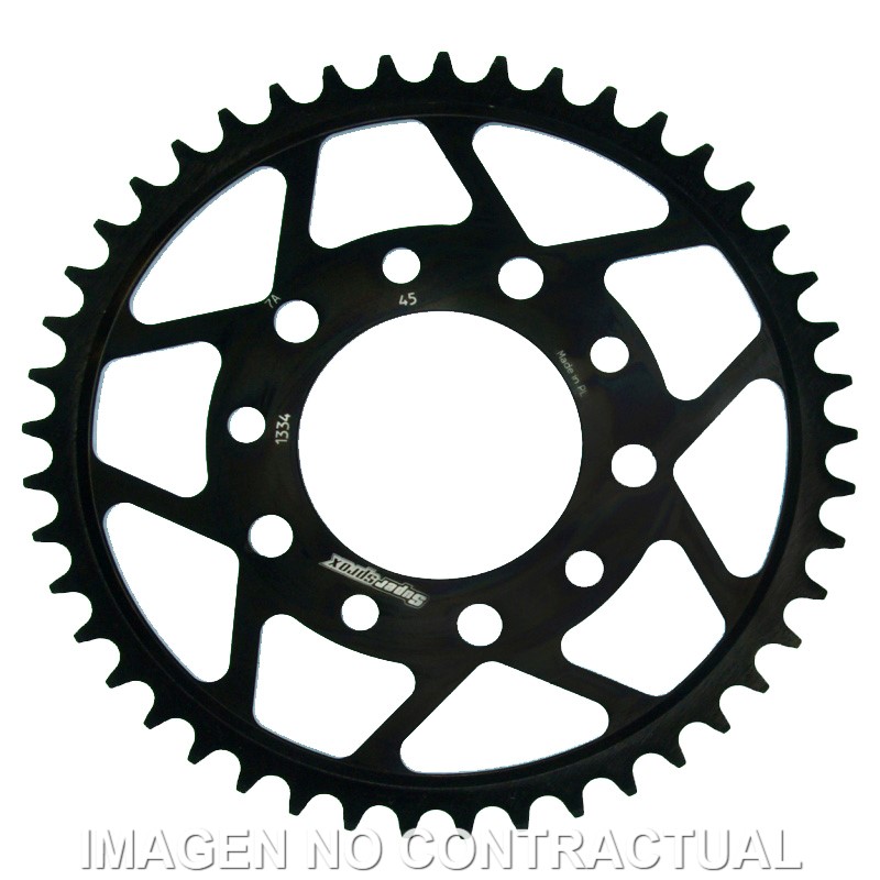 CORONA EN ACERO DE 45 DIENTE
S HONDA CBX F 750 1984-1986 CORONA EN ACERO DE 45 DIENTE
S HONDA CBX F 750 1984-1986