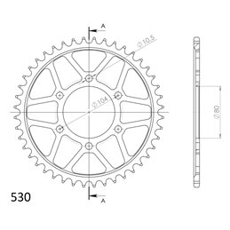 KAWASAKI ZX9R NINJA 900 1994-1997 CORONA EN ACERO DE 44 DIENTES