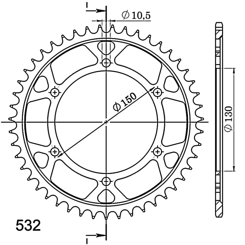 CORONA EN ACERO DE 47 DIENTE
S YAMAHA FZR EXUP 1000 1987-1995 CORONA EN ACERO DE 47 DIENTE
S YAMAHA FZR EXUP 1000 1987-1995