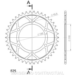 YAMAHA MT10 EURO4 1000 2016-2020 
	CORONA DE 42 DIENTE
S