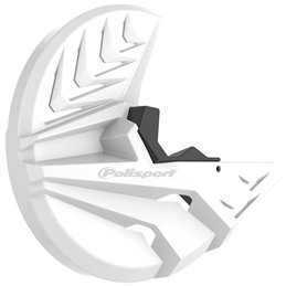 PROTECTOR DISCO&HORQUILLA INFERIOR HONDA CRF250R/450R (15-24) CRF250RX (19-24) CRF450RX (17-24) Blanco
