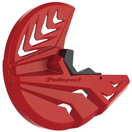 PROTECTOR DISCO&HORQUILLA INFERIOR HONDA CRF250R/450R (15-24) CRF250RX (19-24) CRF450RX (17-24) Rojo CR 04