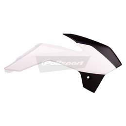 TAPAS RADIADOR SX85 (13-17) Negro/Blanco