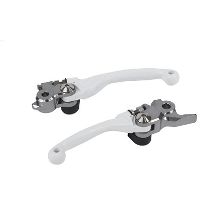 MANETAS PIVOTANTES IRROMPIBLES HONDA CR125R/250R (04-07) Blanco