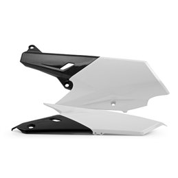 TAPAS LATERALES YZ250F(14-18) 450F(14-17) WR250F(15-19) 450F(16-18) Blanco/Negro