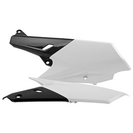 TAPAS C/ LATERALES YZ250F(14-18) 450F(14-17) WR250F(15-19) 450F(16-18)Blanco/Negro