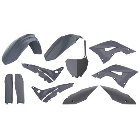 KIT FULL RESTYLING MX HONDA CR125/250 (02-07) Gris STYLE CRF450R (20)