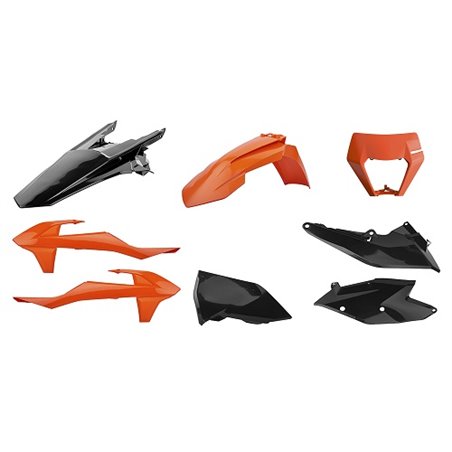 KIT ENDURO KTM EXC/EXC-F/XC-W/XCF-W (17-19) Naranja16/Negro