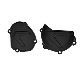 KIT PROTECTOR TAPA EMBRAGUE + ENCENDIDO YAMAHA YZ125 (08-24) Negro