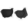 KIT PROTECTOR TAPA EMBRAGUE + ENCENDIDO YAMAHA YZ250 (05-24) YZ250X (16-24) Negro