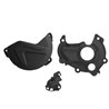 KIT PROTECTOR TAPA EMBRAGUE + ENCENDIDO + BOMBA AGUA YAMAHA YZ250F (15-18) Negro