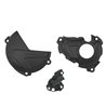 KIT PROTECTOR TAPA EMBRAGUE + ENCENDIDO + BOMBA AGUA YAMAHA YZ250F(19-23) WR250F/YZFX(20-23) Negro