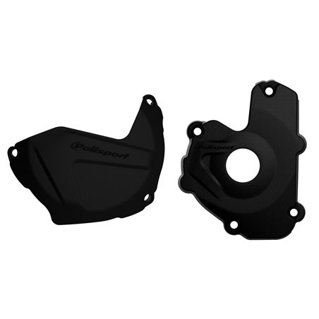 KIT PROTECTOR TAPA EMBRAGUE + ENCENDIDO KX250F (13-16) Negro