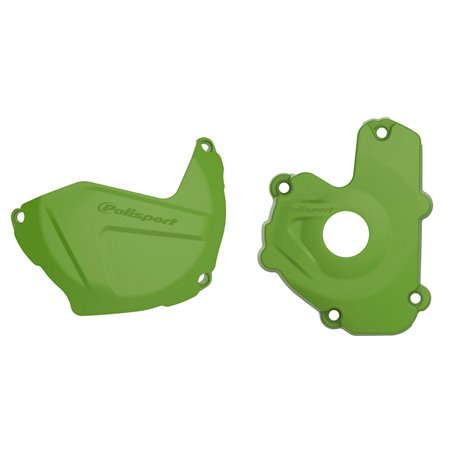 KIT PROTECTOR TAPA EMBRAGUE + ENCENDIDO KX250F (13-16) Verde