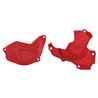 KIT PROTECTOR TAPA EMBRAGUE + ENCENDIDO HONDA CRF450R (16-17) Rojo