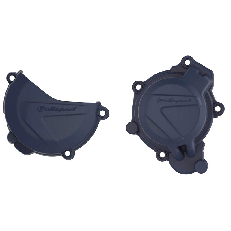 KIT PROTECTOR TAPA EMBRAGUE + ENCENDIDO HUSQVARNA TC125 (16-18) Azul