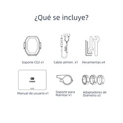 SOPORTE PARA SMARTPHONE CHIGEE CG-2 CON CARGA INALAMBRICA
